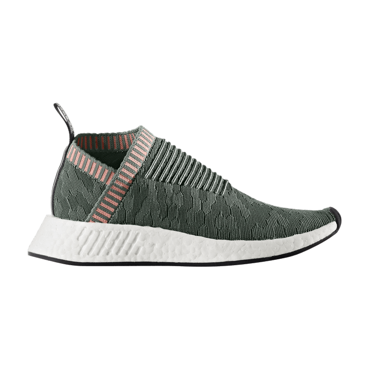 Adidas Wmns NMD_CS2 Primeknit 'Trace Green' — Trace Green/Trace Green/Trace Pink