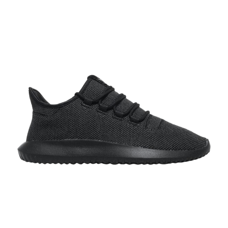Adidas Tubular Shadow Knit J 'Black' — Black/Black/Utility Black