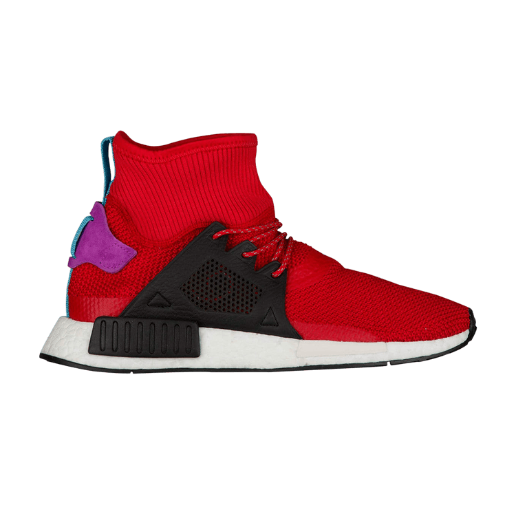 Adidas NMD_XR1 Winter Mid 'Scarlet' — Scarlet/Core Black/Shock Purple