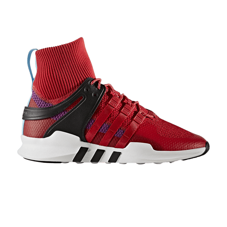 Adidas EQT Support ADV Winter 'Scarlet' — Scarlet/Scarlet/Shock Purple