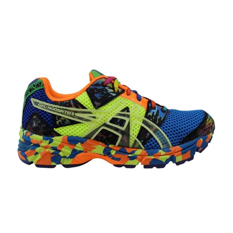 Asics Gel Noosa Tri 8 GS 'French Blue Flash Yellow' — French Blue/Flash Yellow/Punch