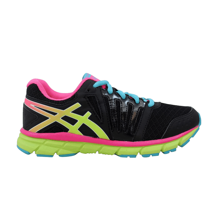 Asics Gel Lyte 33 2 GS 'Black Flash Yellow' — Black/Flash Yellow-Hot Pink