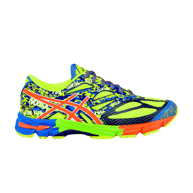 Asics Gel Noosa Tri 10 GS 'Flash Yellow Orange' — Flash Yellow/Flash Orange/Blue