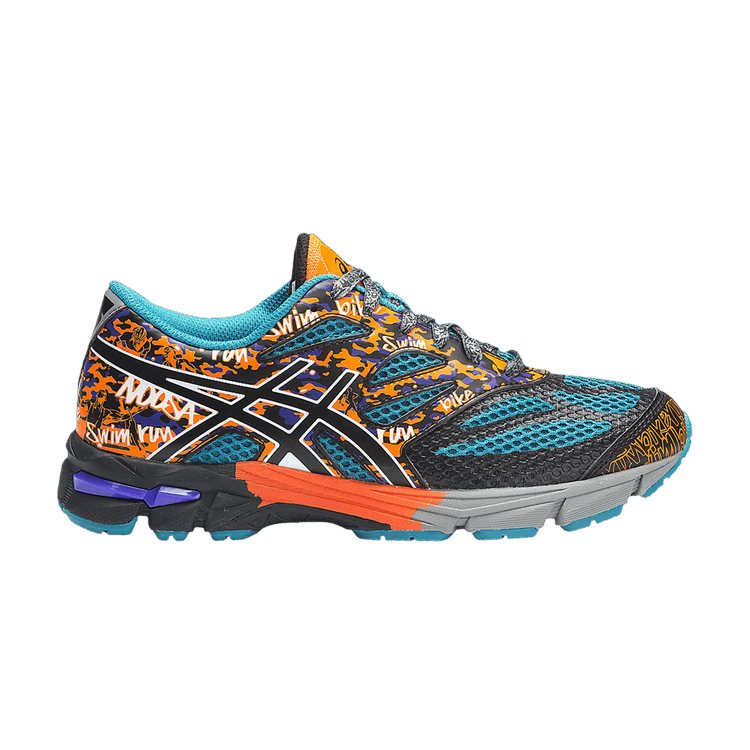 Asics Gel Noosa Tri 10 GS 'Enamel Blue Orange' — Enamel Blue/Black/Orange