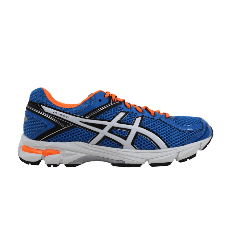 Asics GT-1000 GS 'Electric Blue' — Electric Blue/White/Orange