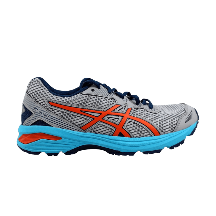 Asics GT-1000 GS 'Mid Grey' — Mid Grey/Flame Orange/Poseidon