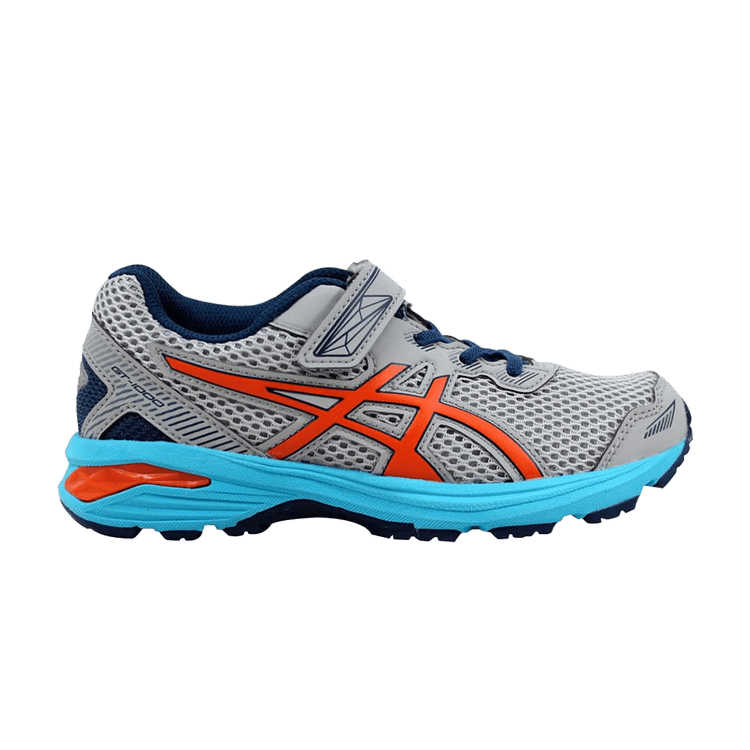 Asics GT-1000 PS 'Mid Grey' — Mid Grey/Flame Orange/Poseidon