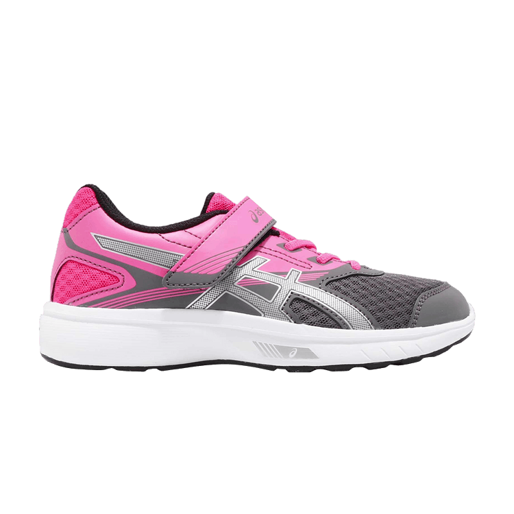 Asics Stormer PS 'Pink Glow' — Carbon/Silver/Pink Glow