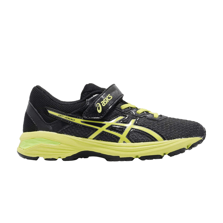 Asics GT 1000 6 PS 'Black' — Black/Energy Green/Silver