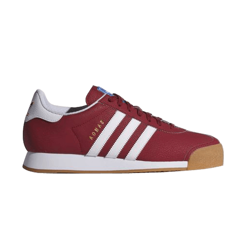 Adidas Samoa 'Collegiate Burgundy' — Collegiate Burgundy / Running White / Metallic Gold