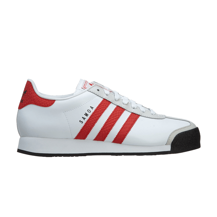 Adidas Samoa — White/Red