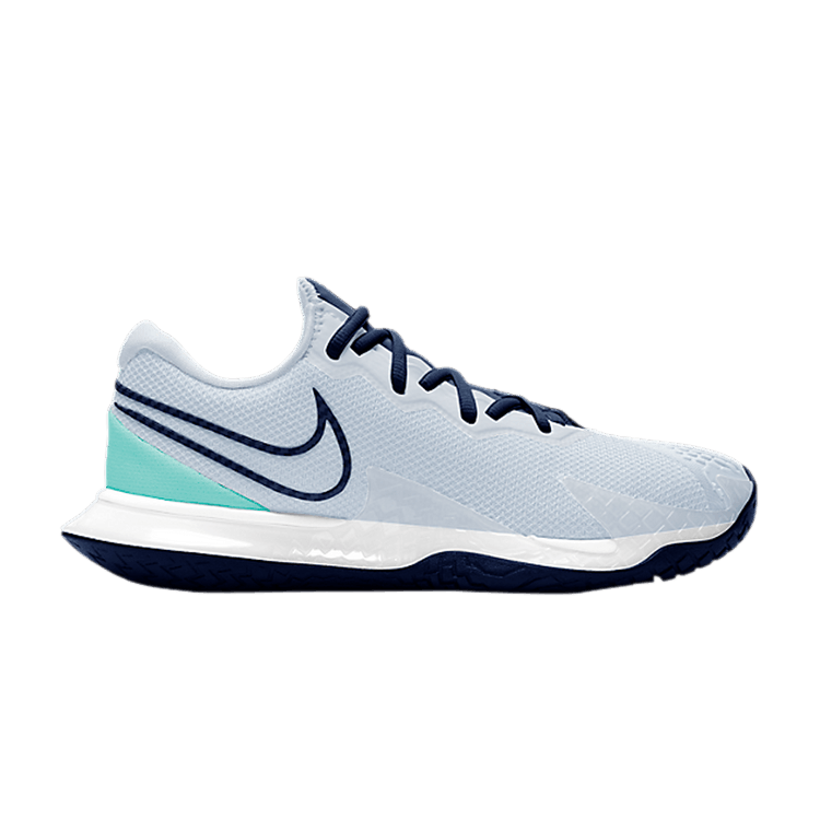 Nike Wmns Air Zoom Vapor Cage 4 HC 'Grey Midnight Navy' — Football Grey/Tropical Twist/White/Midnight Navy