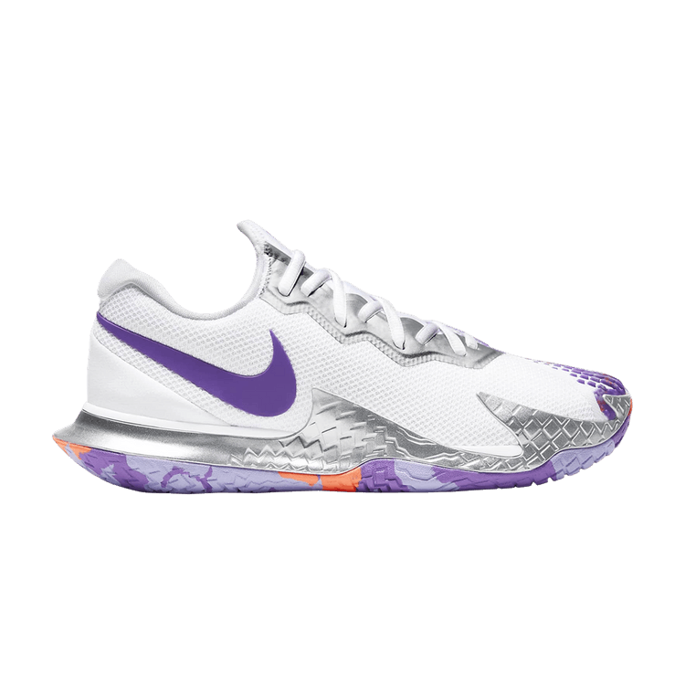 Nike Wmns Court Air Zoom Vapor Cage 4 'White Purple Pulse' — White/Purple Pulse/Bright Mango/Wild Berry