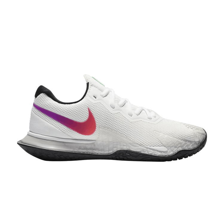 Nike Wmns Court Air Zoom Vapor Cage 4 'Ombre Swoosh' — Summit White/Black/Electro Green/White
