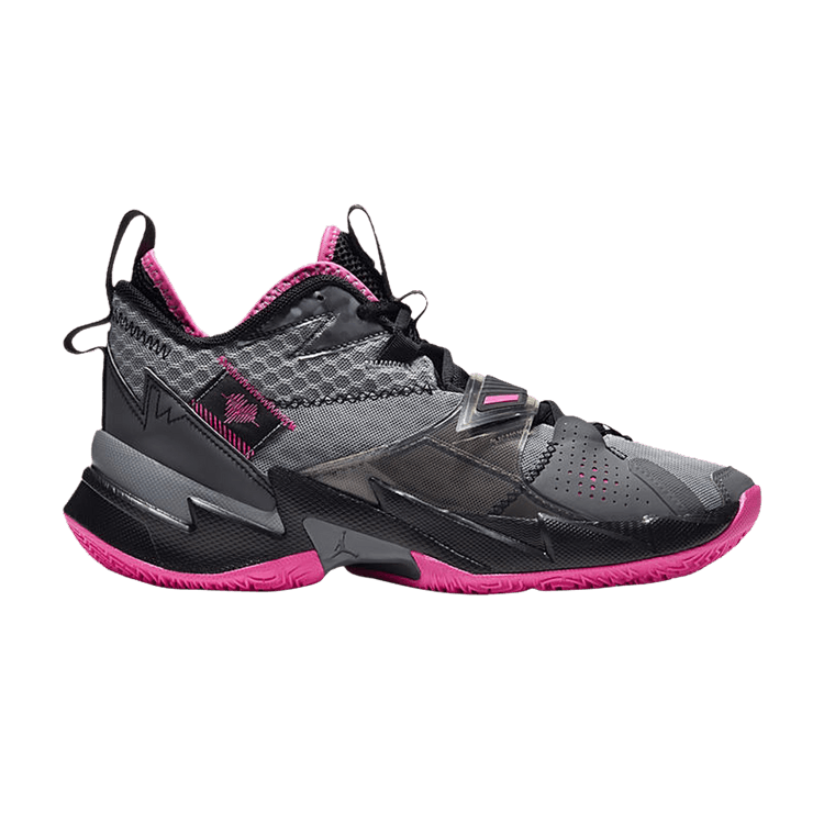 Air Jordan Why Not Zer0.3 PF 'Hearbeat' — Particle Gray/Pink Blast/Black/Iron Gray