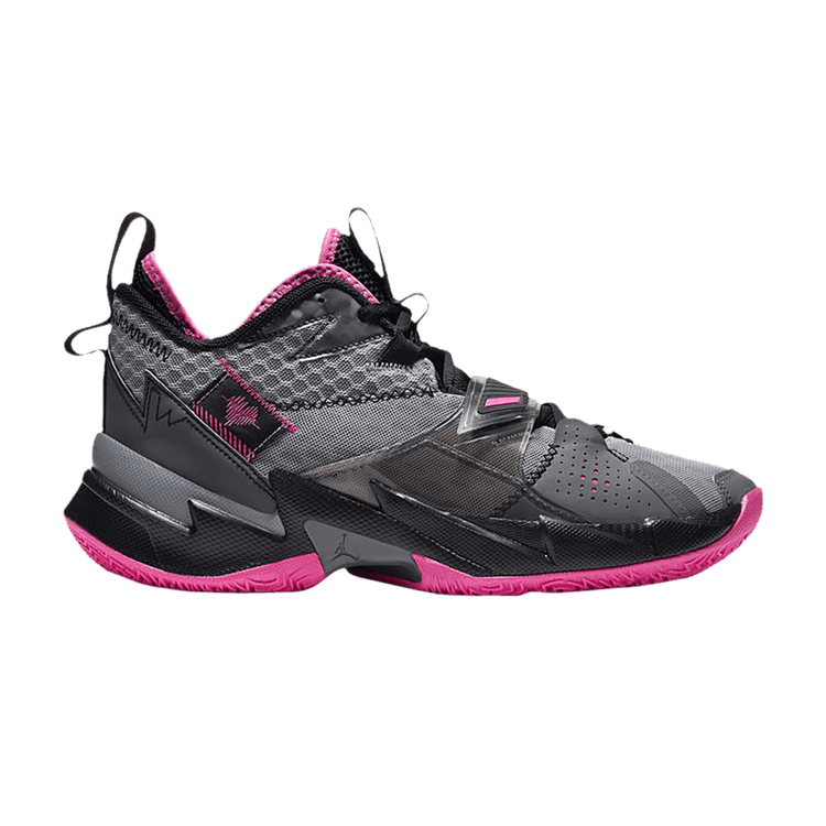 Air Jordan Why Not Zer0.3 'Hearbeat' — Particle Gray/Pink Blast/Black/Iron Gray