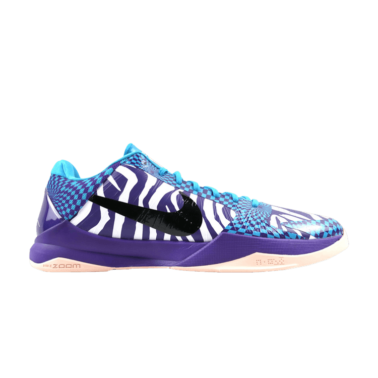 P.J. Tucker x Nike Zoom Kobe 5 Protro 'Optical Illusion' PE — Court Purple/Black/Laser Blue