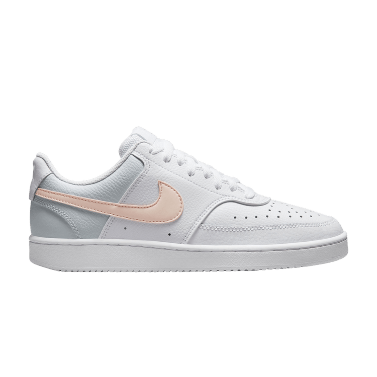 Nike Wmns Court Vision Low 'White Coral Aura' — White/Coral Aura/Pale Ivory