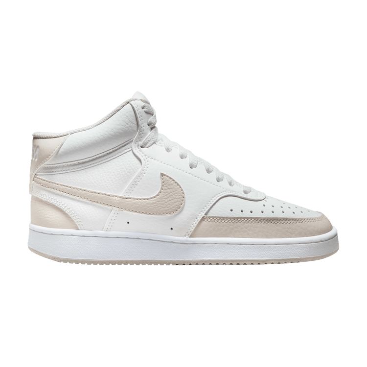 Nike Wmns Court Vision Mid 'White Light Orewood Brown' — Summit White/Light Orewood Brown