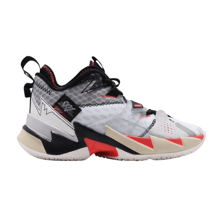 Air Jordan Why Not Zer0.3 BG 'UNITE' — White/Bright Crimson/Black
