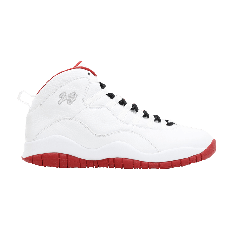 Air Jordan 10 Retro 'History of Flight' — White/Varsity Red-Black