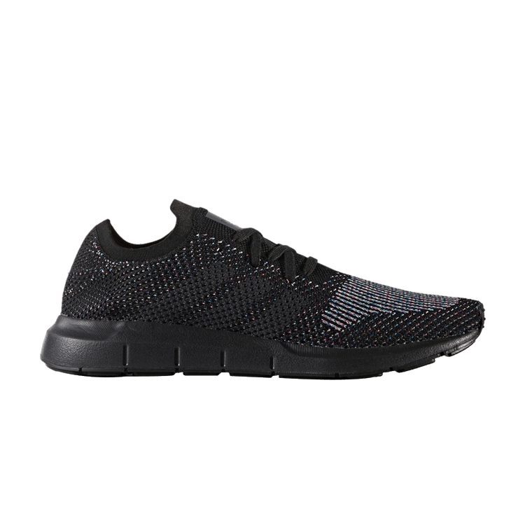Adidas Swift Run Primeknit 'Black Multicolor' — Core Black/Grey