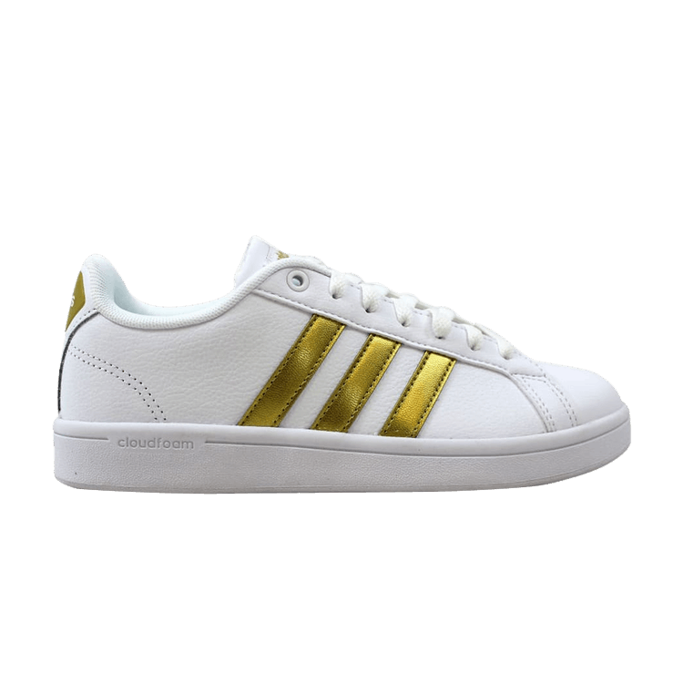 Adidas Wmns Cloudfoam Advantage 'White Gold' — White/Gold-Black