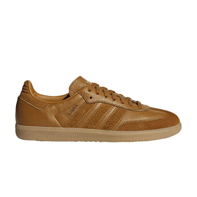Adidas Samba OG FT 'Craft Ochre' — Craft Ochre/Craft Ochre/Gold Metallic