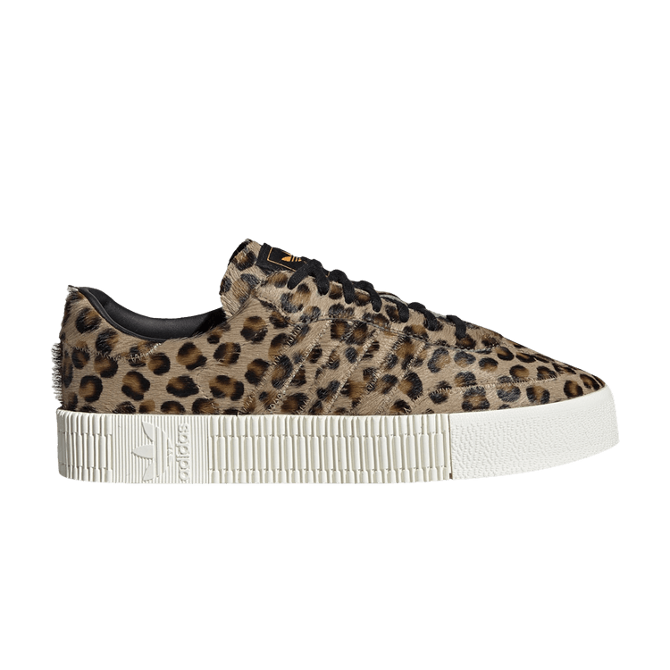 Adidas Wmns Sambarose 'Animal Pack - Leopard' — Core Black/Off-White/Court Purple