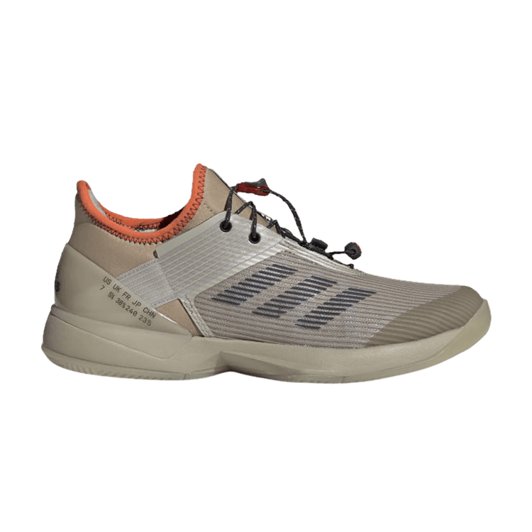 Adidas Wmns Adizero Ubersonic 3 Citified 'Light Brown' — Light Brown/Grey/True Orange