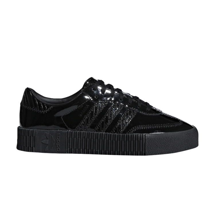 Adidas Wmns Sambarose 'Black Patent' — Core Black/Core Black/Active Purple