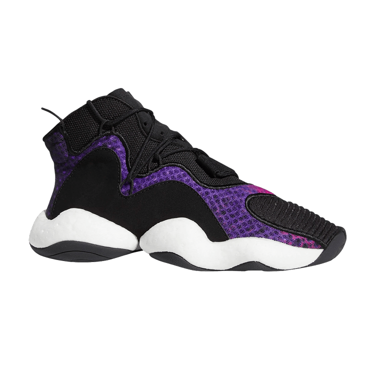 Adidas Crazy BYW J 'Purple Snakeskin' — Core Black/Core Black/Cloud White