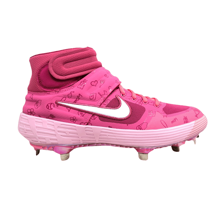 Nike Alpha Huarache Elite 2 Mid 'Mother's Day' — Digital Pink/White/Watermelon