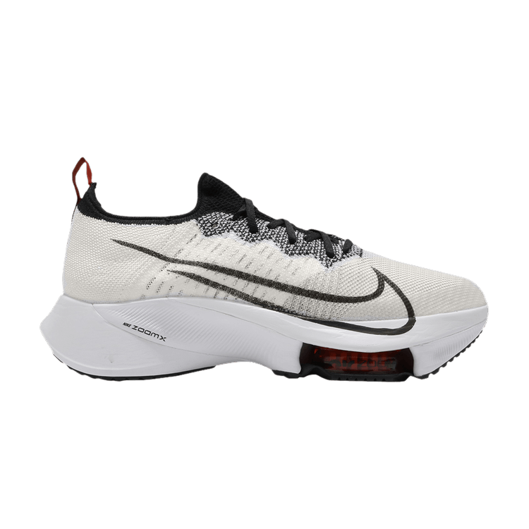 Nike Air Zoom Tempo NEXT% Flyknit 'White University Red' — White/Black/University Red