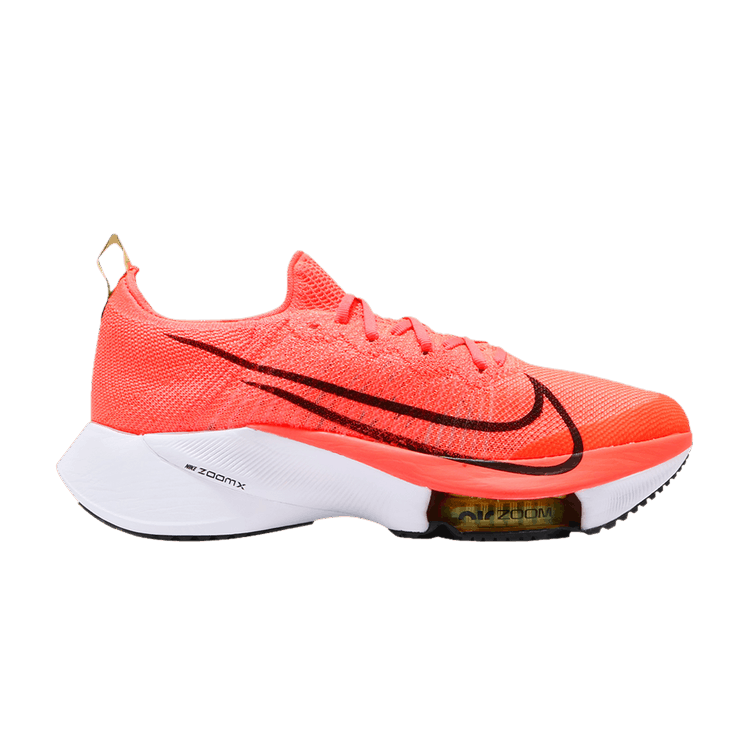 Nike Air Zoom Tempo NEXT% Flyknit 'Bright Mango' — Bright Mango/Citron Pulse/Black