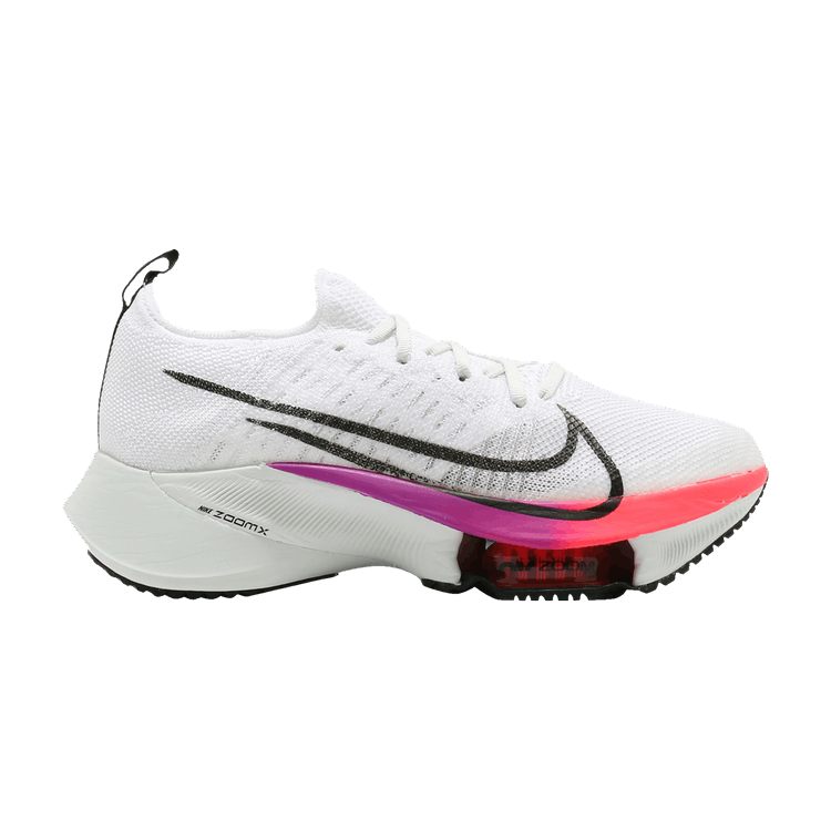 Nike Wmns Air Zoom Tempo NEXT% Flyknit 'White Hyper Violet' — White/Black/Hyper Violet/Flash Crimson/Spruce Aura