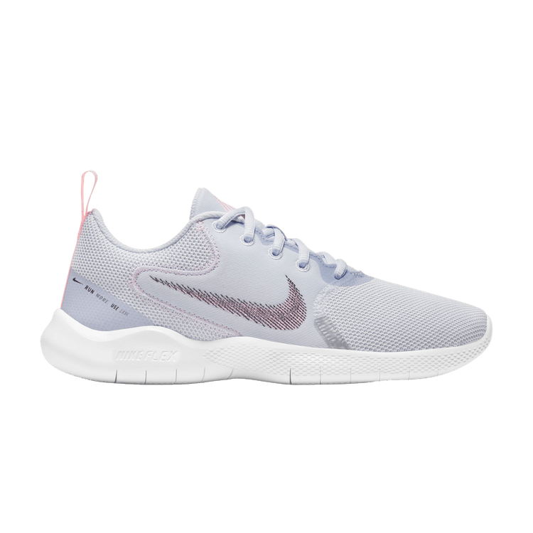 Nike Wmns Flex Experience Run 10 'Football Grey Pink' — Football Grey/Dark Smoke Grey