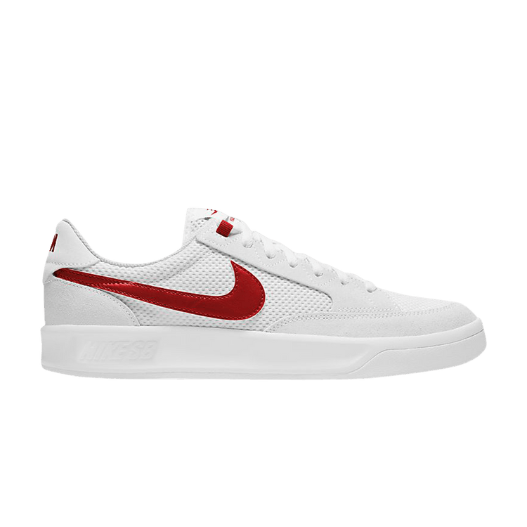 Nike Adversary SB 'White University Red' — White/White/University Red/University Red