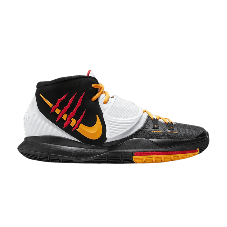 Nike Kyrie 6 'Bruce Lee - Black' — Black/White/Del Sol/Gym Red