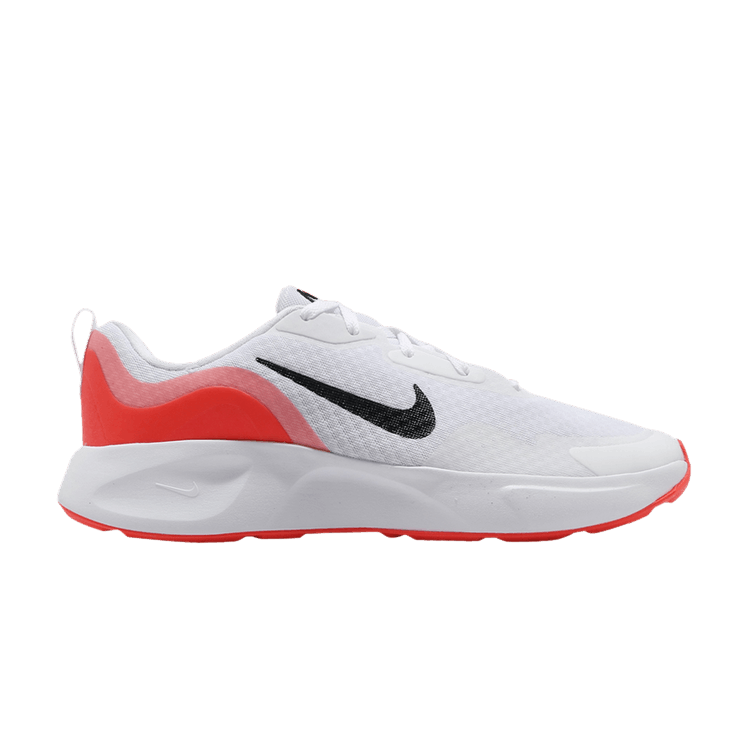 Nike Wearallday GS 'White Flash Crimson' — White/Black/Flash Crimson
