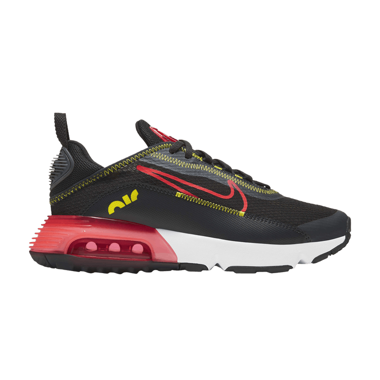 Nike Air Max 2090 GS 'Black Bright Crimson' — Black/Bright Crimson/White