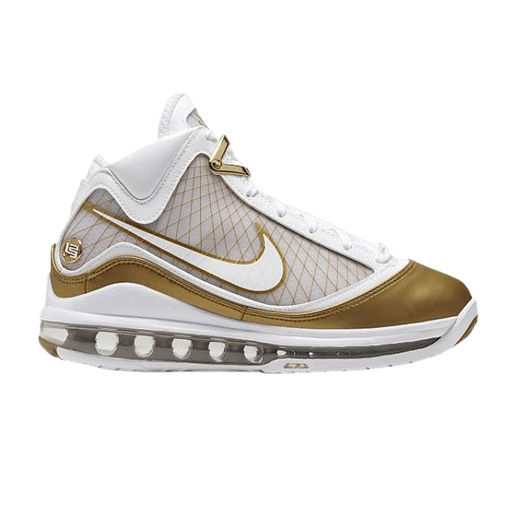 Nike Air Max LeBron 7 QS GS 'China Moon' 2020 — White/White/Metallic Gold
