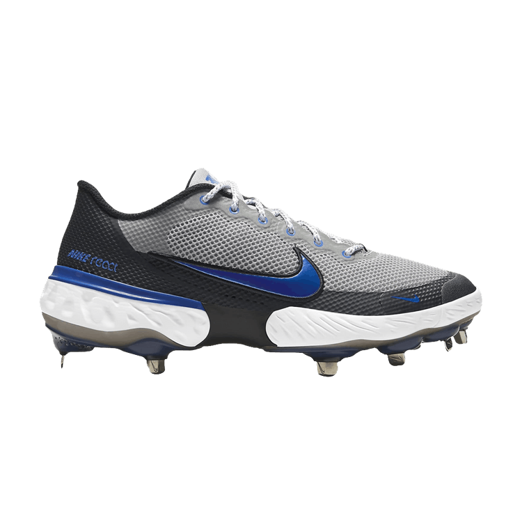 Nike Alpha Huarache Elite 3 Low 'Light Smoke Grey Royal' — Light Smoke Grey/Black/White/Game Royal