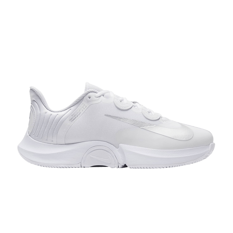 Wmns NikeCourt Air Zoom GP Turbo 'White Metallic Silver' — White/Metallic Silver