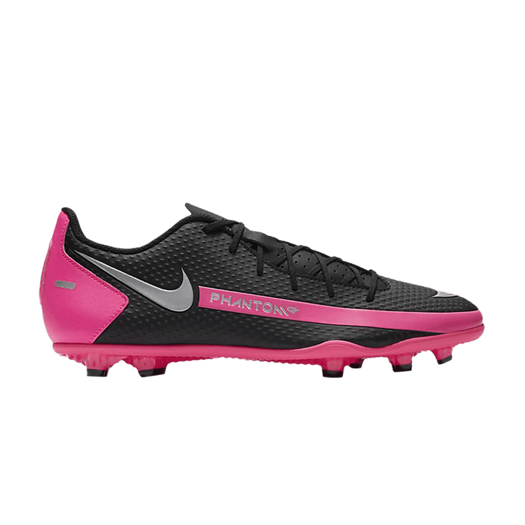 Nike Phantom GT Club MG 'Black Pink Blast'' — Black/Pink Blast/Metallic Silver