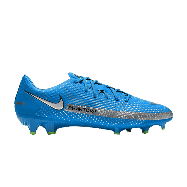 Nike Phantom GT Academy MG 'Photo Blue Metallic Silver' — Photo Blue/Rage Green/Metallic Silver