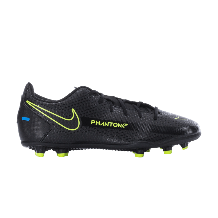Nike Phantom GT Club MG GS 'Black Cyber' — Black/Cyber/Light Photo Blue/Black