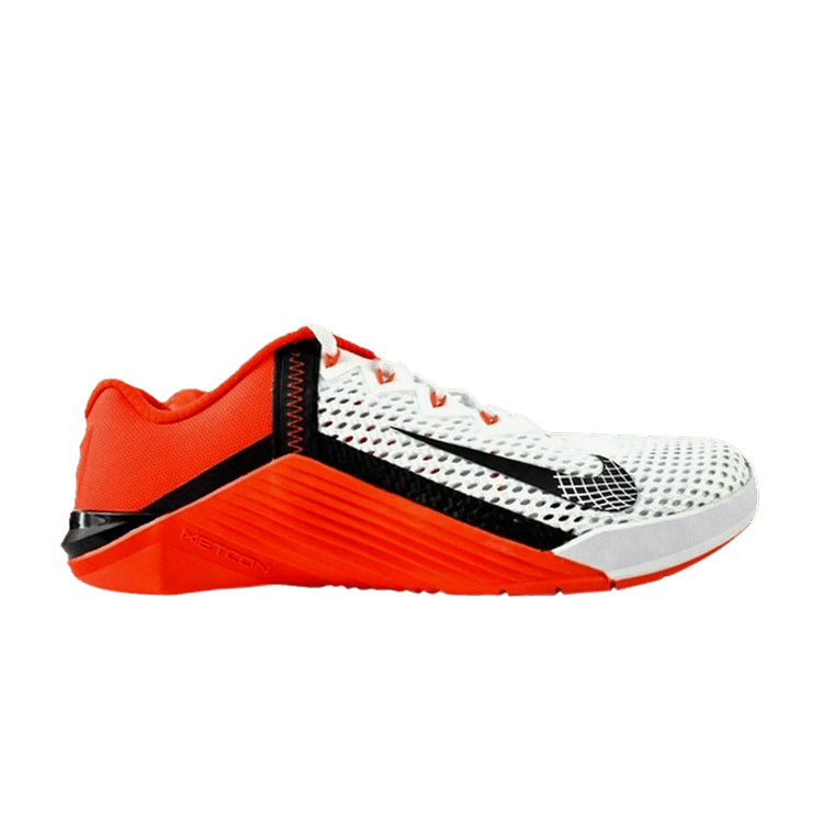 Nike Metcon 6 'White Team Orange' — White/Team Orange/Black