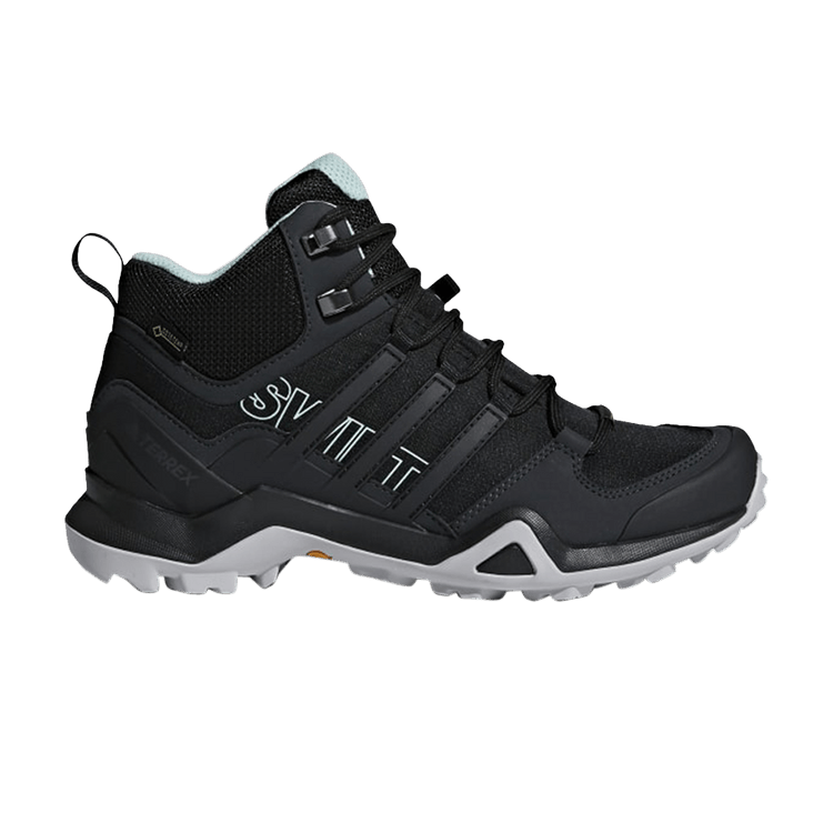 Adidas Wmns Terrex Swift R2 Mid GTX 'Black Ash Green' — Core Black/Core Black/Ash Green