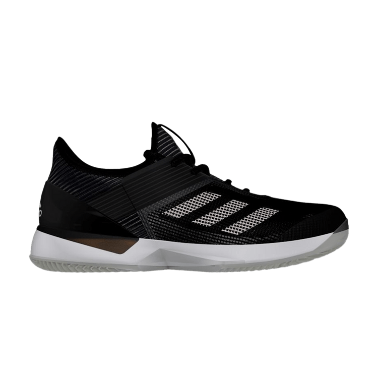 Adidas Wmns Adizero Ubersonic 3 Clay 'Black White' — Core Black/Footwear White/Core Black
